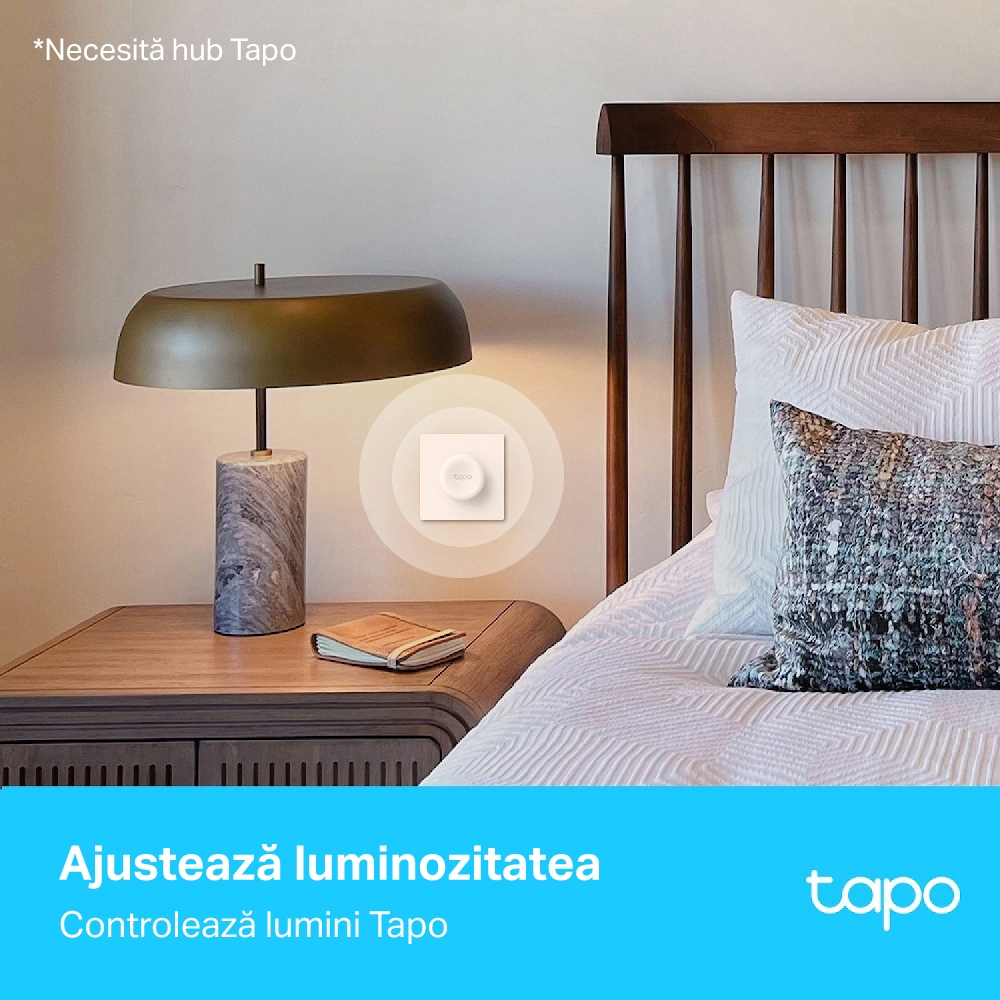 Buton Smart TP-LINK Tapo S200D WiFi Alb - Control Casa Inteligentă - imagine 3