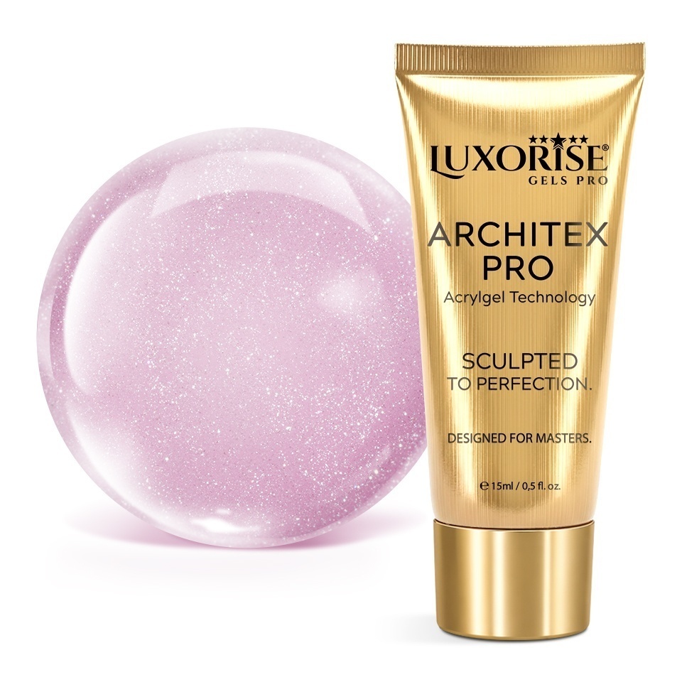 Polygel LUXORISE ARCHITEX PRO - Atelier Rosé Collection, Rose Reflection, 15ml