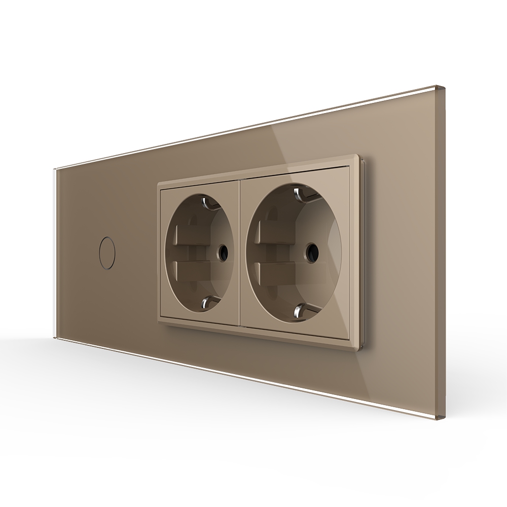 Intrerupator + 2 Prize Livolo Sticla 6A - imagine 9