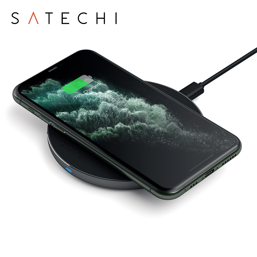 Încărcător Wireless Satechi 10W, Certificat Qi - imagine 8