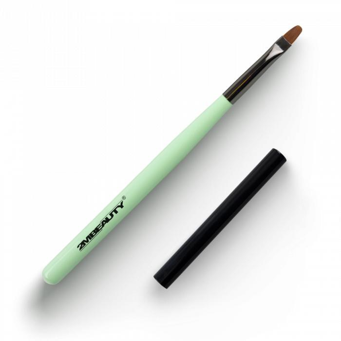 Pensula Gel Oval 2M #6 Green | Nailshop