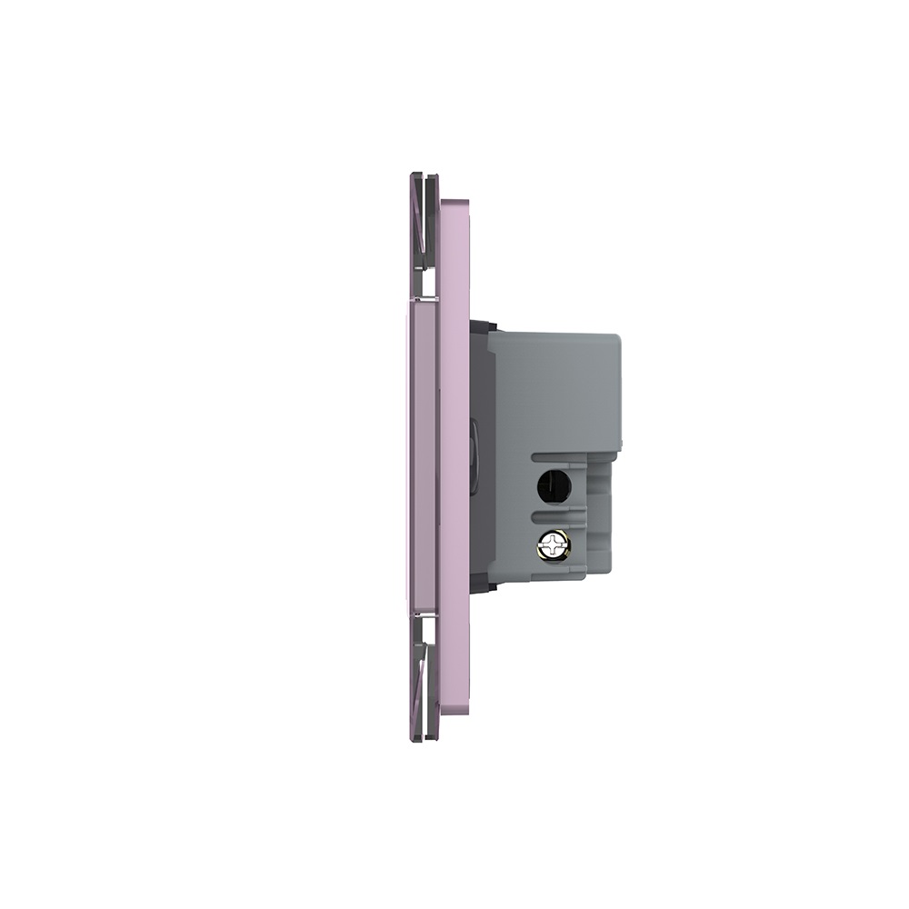Intrerupator Touch Dublu Livolo, Rama Sticla, Standard Italian - imagine 15