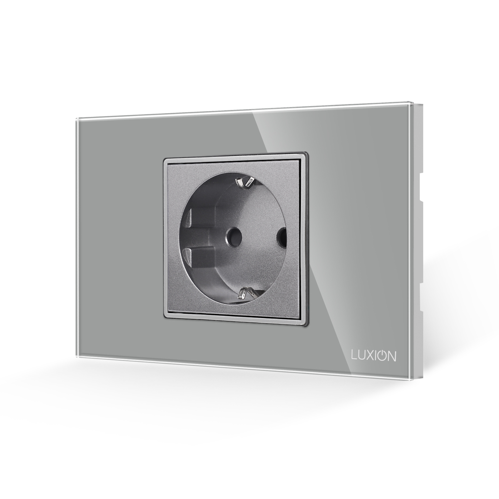 Priza Simplă LUXION cu Ramă din Sticlă, IP44, 117x75x34 mm - imagine 13