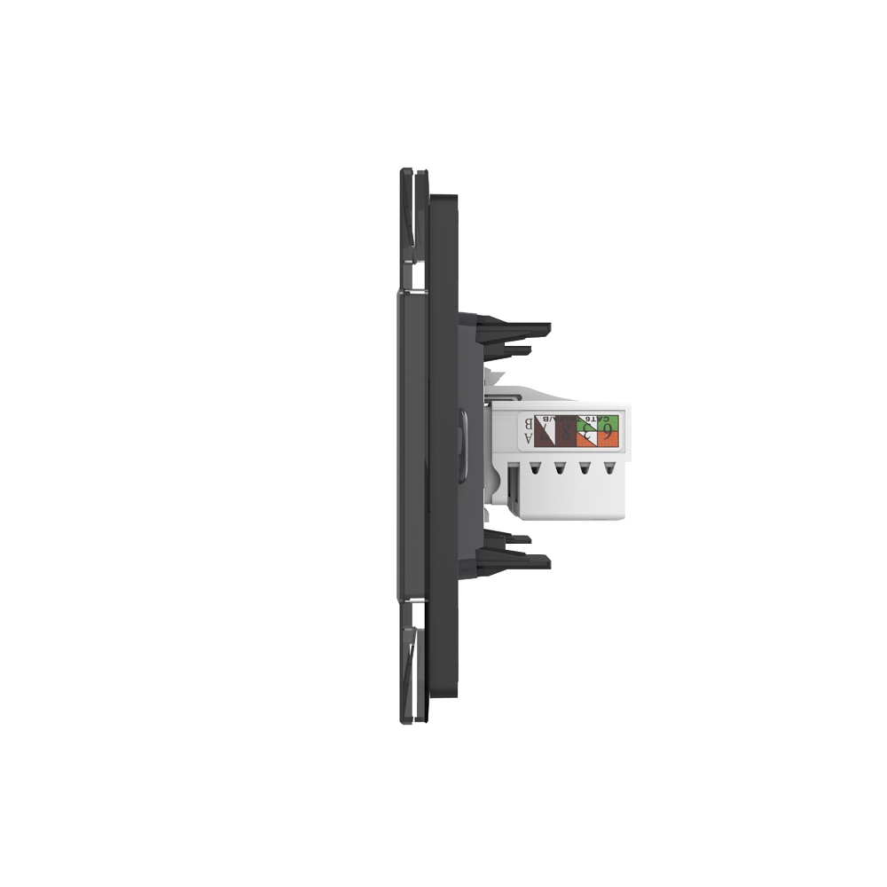 Priza Internet Livolo Cat6, Rama Sticlă, 10GB/s - imagine 7