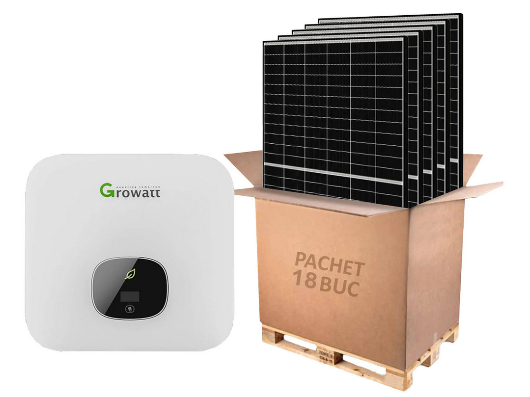 Kit Fotovoltaic Growatt 8kW - Economie Solară