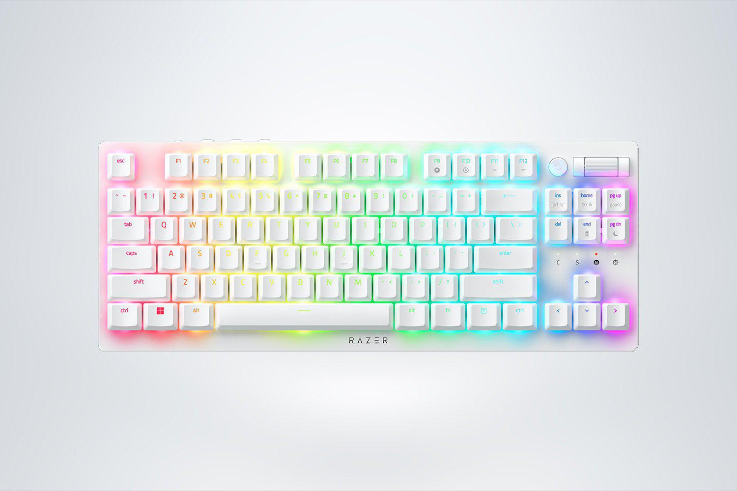 Tastatura Wireless Razer DeathStalker V2 Pro TKL White