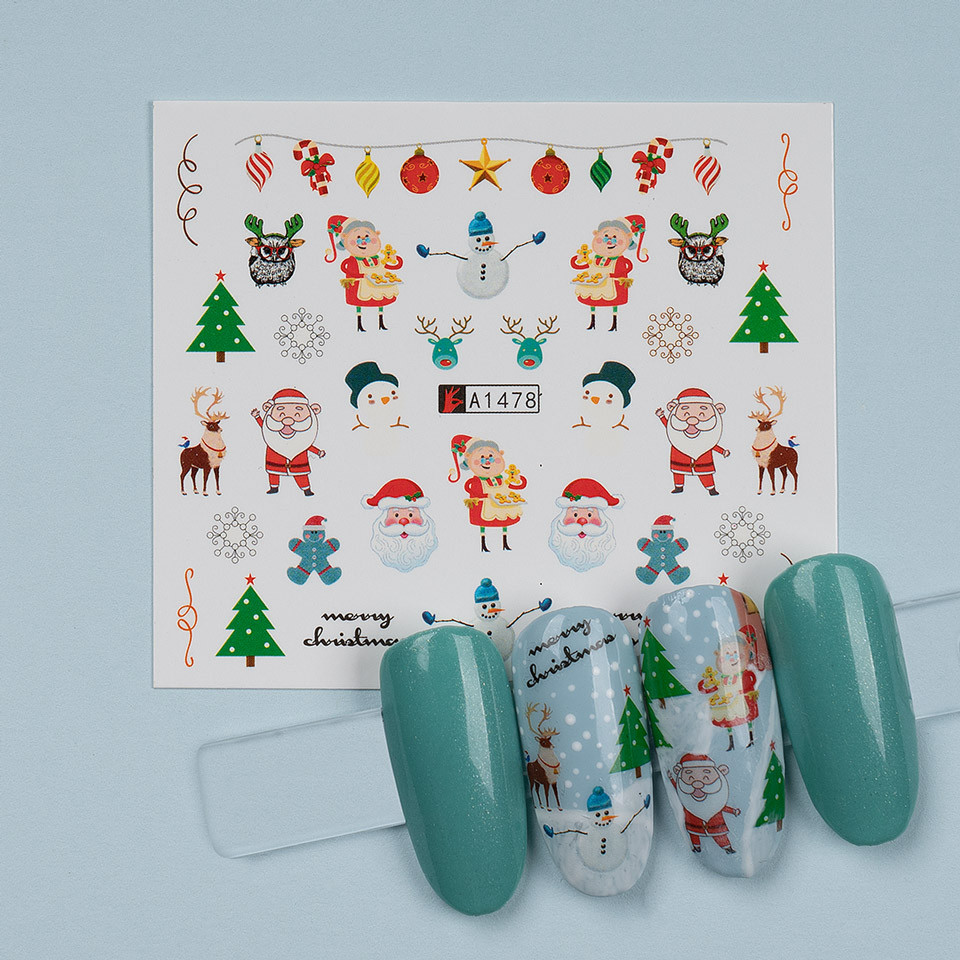 Tatuaj Unghii LUXORISE Holiday Wonder A1478
