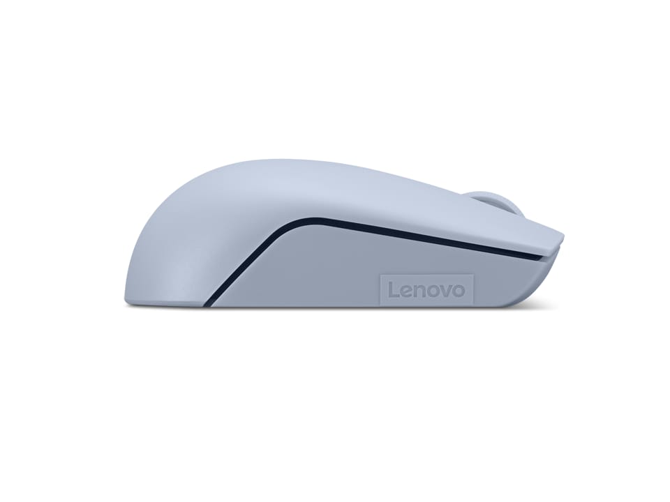 Mouse Wireless Lenovo 300 Compact Frost Blue - 1000 DPI - imagine 5
