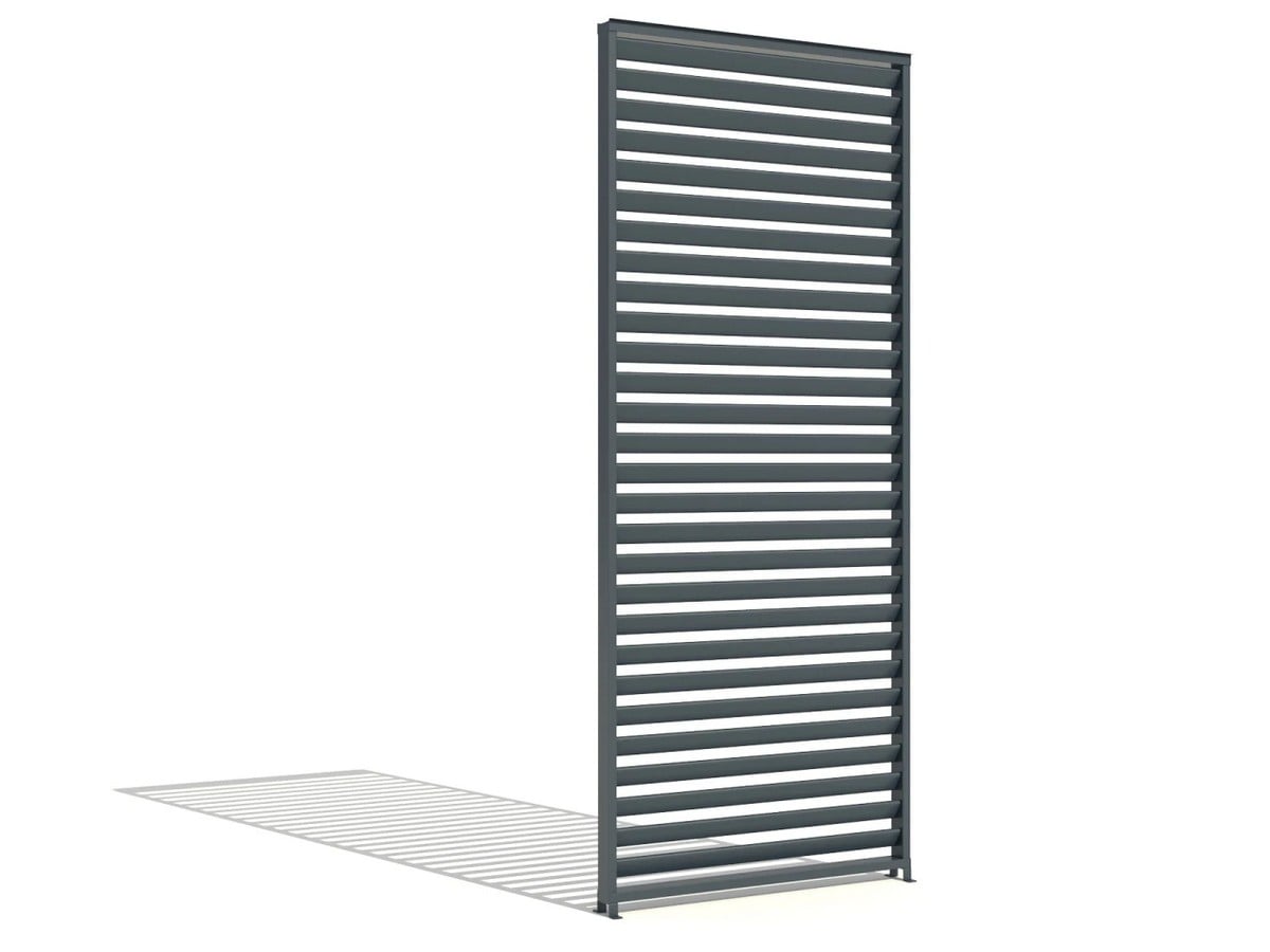 Paravan jaluzele Virtuoso pentru pergola, aluminiu RAL 7016
