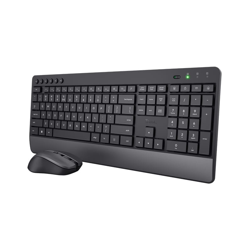 Trust Trezo Kit Tastatura + Mouse Wireless, Eco-Friendly - imagine 2