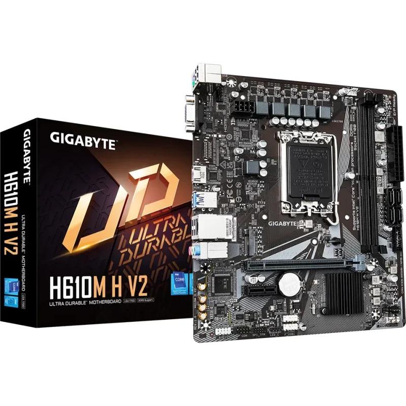 Placă de bază GIGABYTE H610M H V2 DDR5 mATX LGA1700