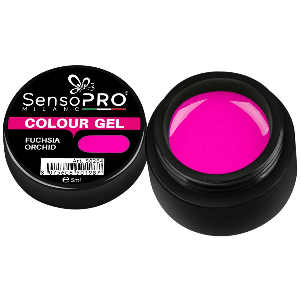 Gel UV Fuchsia Orchid SensoPRO - Culoare Intensă