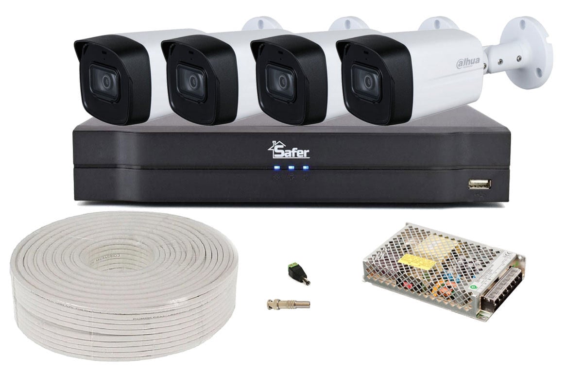 Kit 4 Camere Safer FULL HD cu Microfon