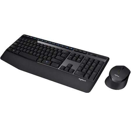Logitech MK345 Wireless - Kit Tastatură + Mouse, Ergonomic - imagine 4