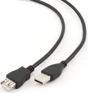 Cablă USB 2.0 Gembird 4.5m Prelungitor Conectori Auriți - imagine 3