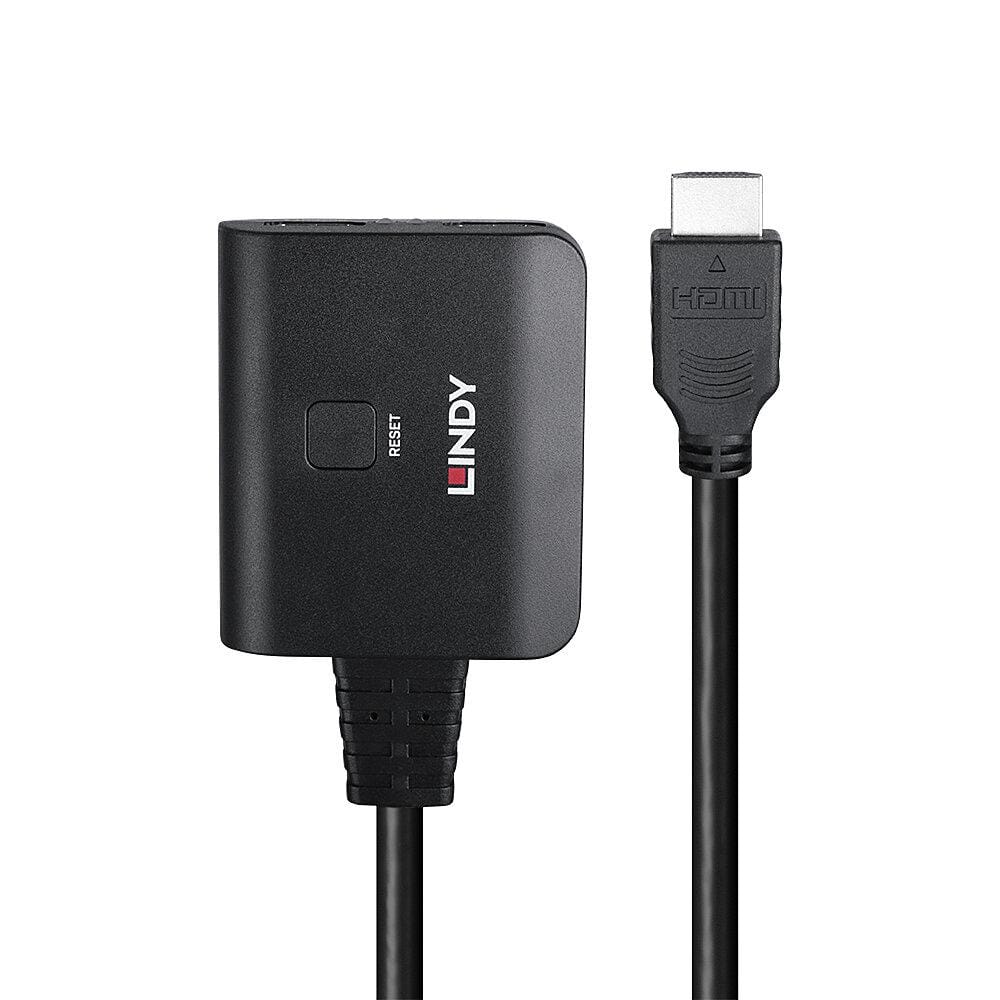 Cablu Lindy HDMI 4K60 2 Porturi 18Gbps 50cm Negru - imagine 5