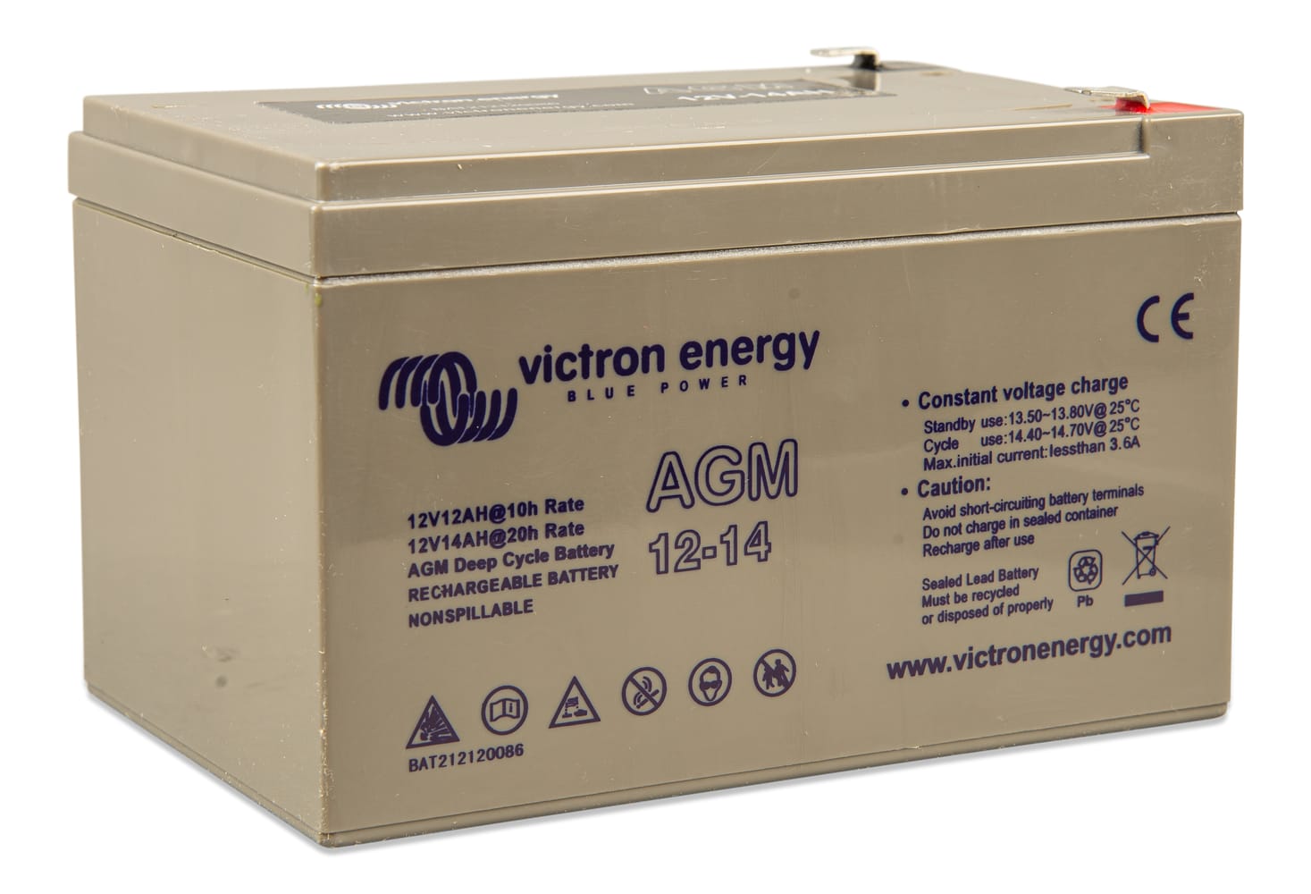 Acumulator Deep Cycle AGM Victron 12V 14Ah - imagine 11