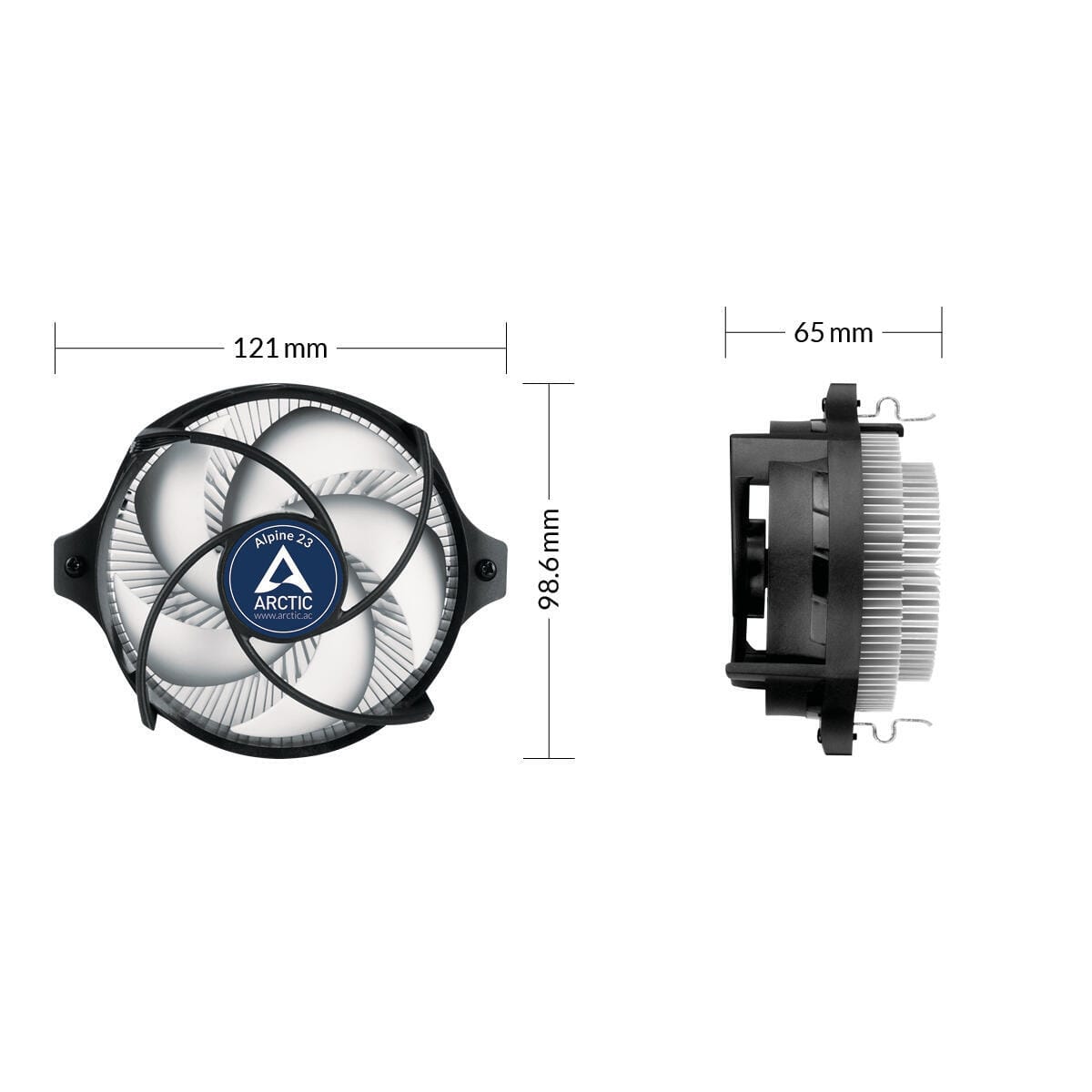 Cooler Arctic Alpine 23 AMD, 90mm, Silentios - imagine 12
