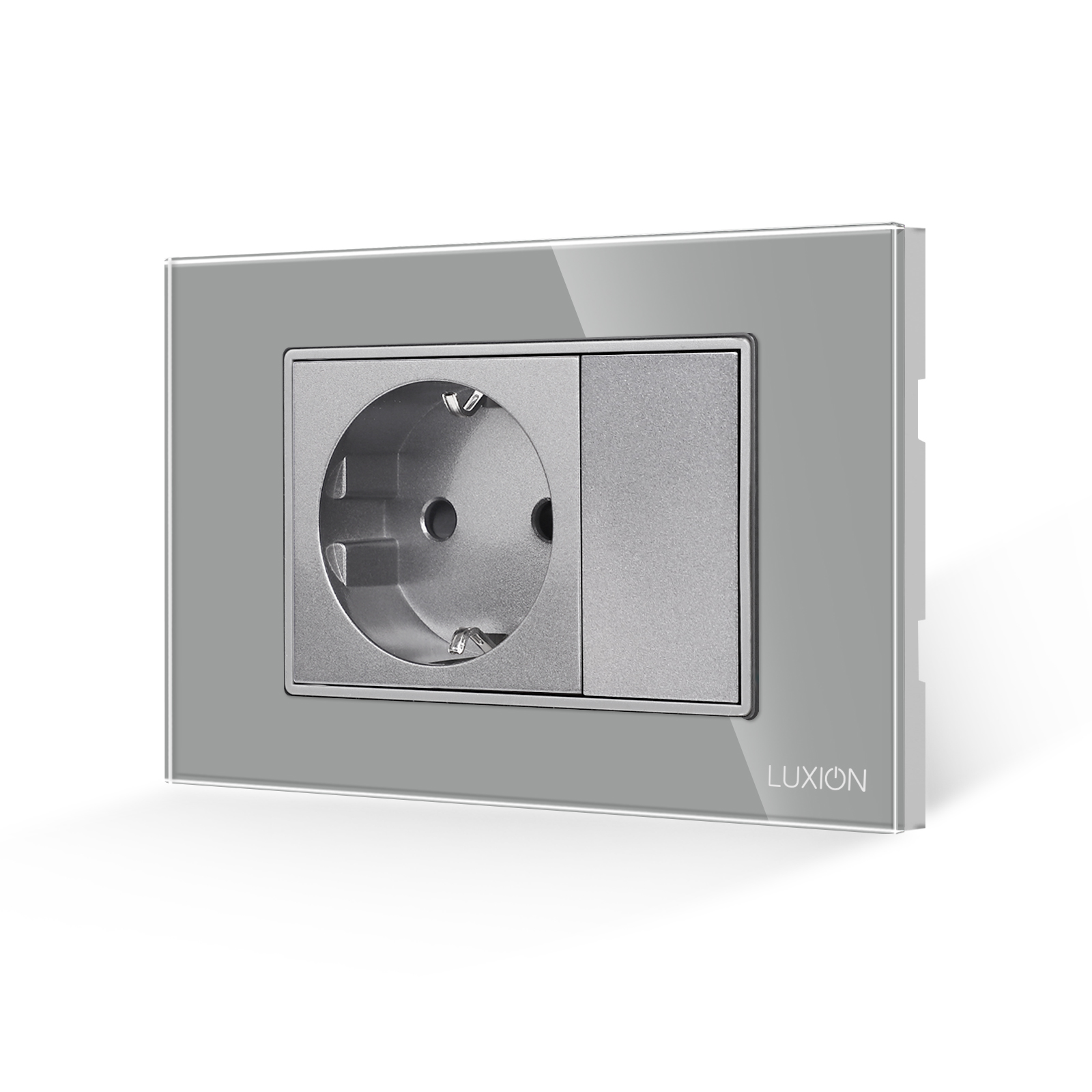 Priza Simplă și Tastă Falsă Sticlă Luxion - imagine 13