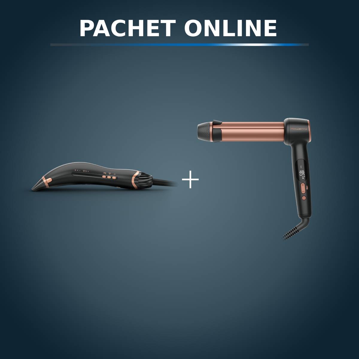 Pachet Rowenta: Uscător & Ondulator Profesionist