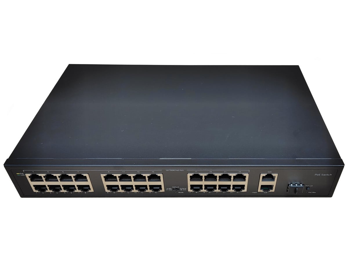 Safer Switch PoE 24 Porturi 450W