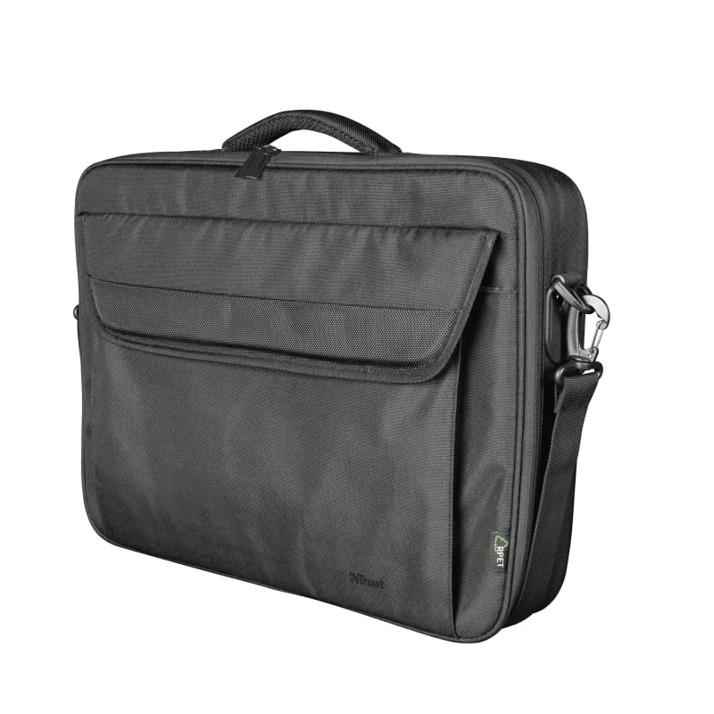Geanta Laptop Trust Atlanta 15.6" - Neagră, Poliester Rezistent - imagine 3