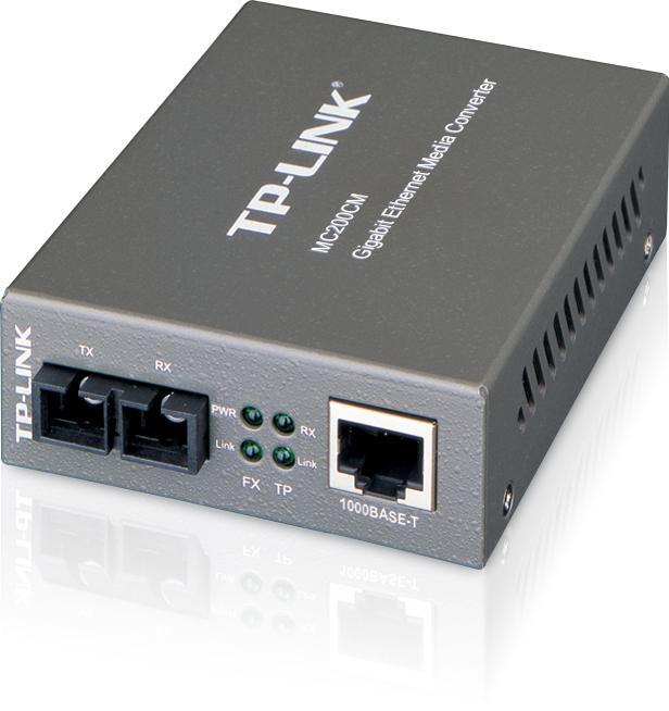 Media Convertor TP-Link MC200CM Gigabit RJ45/SC 550m