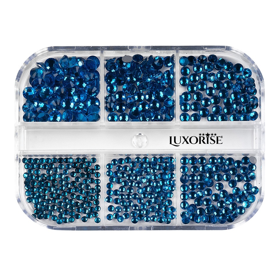 Strasuri Unghii LUXORISE Delirious Sapphire - imagine 2