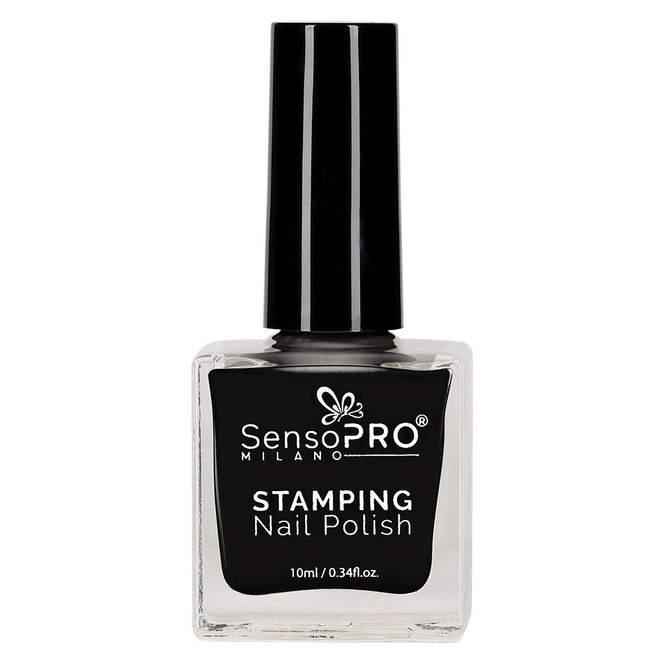 Lac Stampila SensoPRO Black 10ml - Transfer Perfect