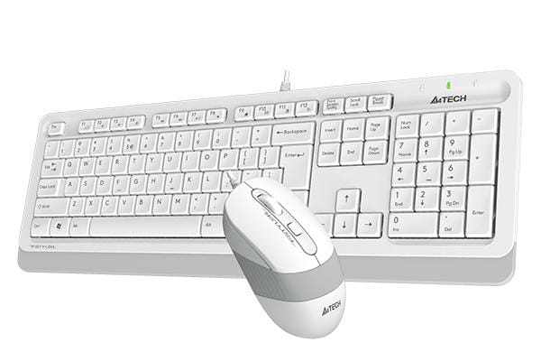 Kit Tastatura si Mouse A4TECH Fstyler F1010-W Alb - imagine 4