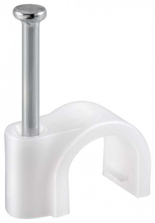 Set 100 clips Goobay fixare cablu 6mm