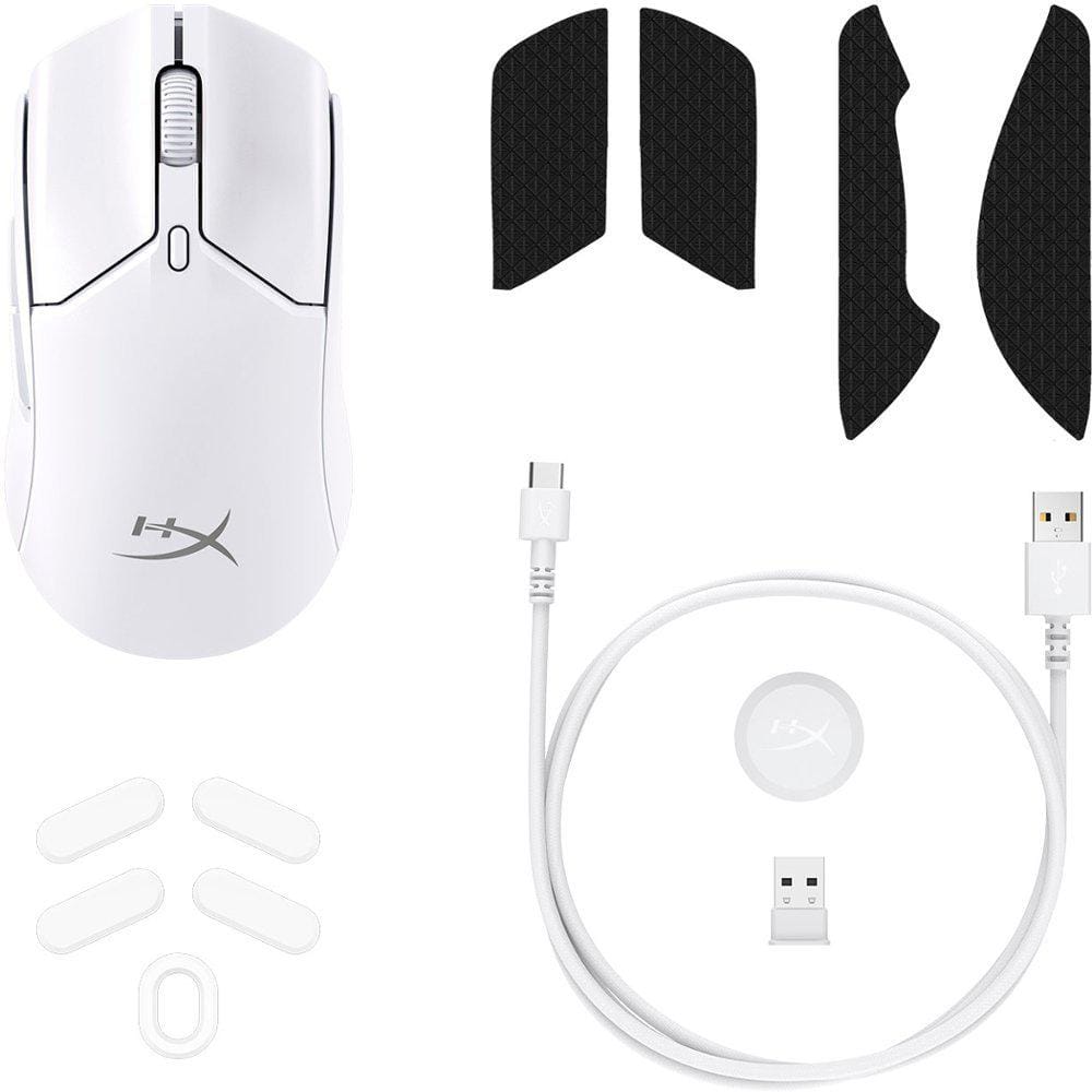 Mouse HyperX Pulsefire Haste Core 2 Wireless 12000 DPI Alb - imagine 6