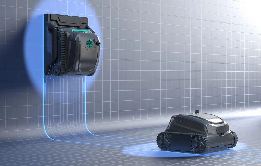 Robot curățat piscine Wybot S2 Pro fără fir, 90W, până la 300 m² - imagine 7