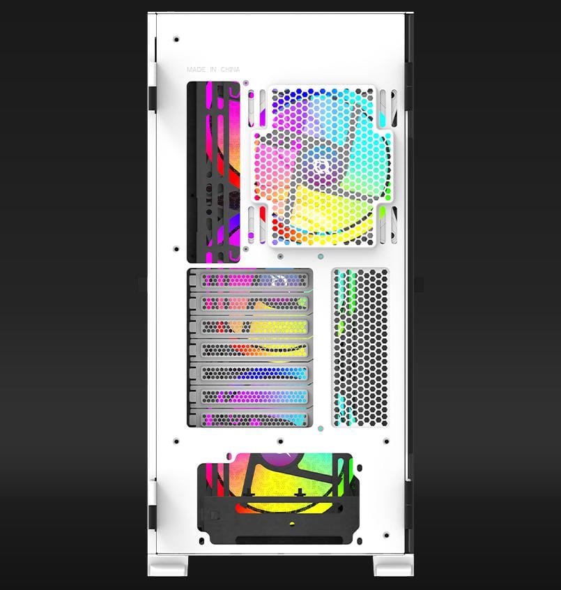 Carcasa AQIRYS AQUILLA Mid Tower ARGB ALB - Tempered Glass - imagine 5