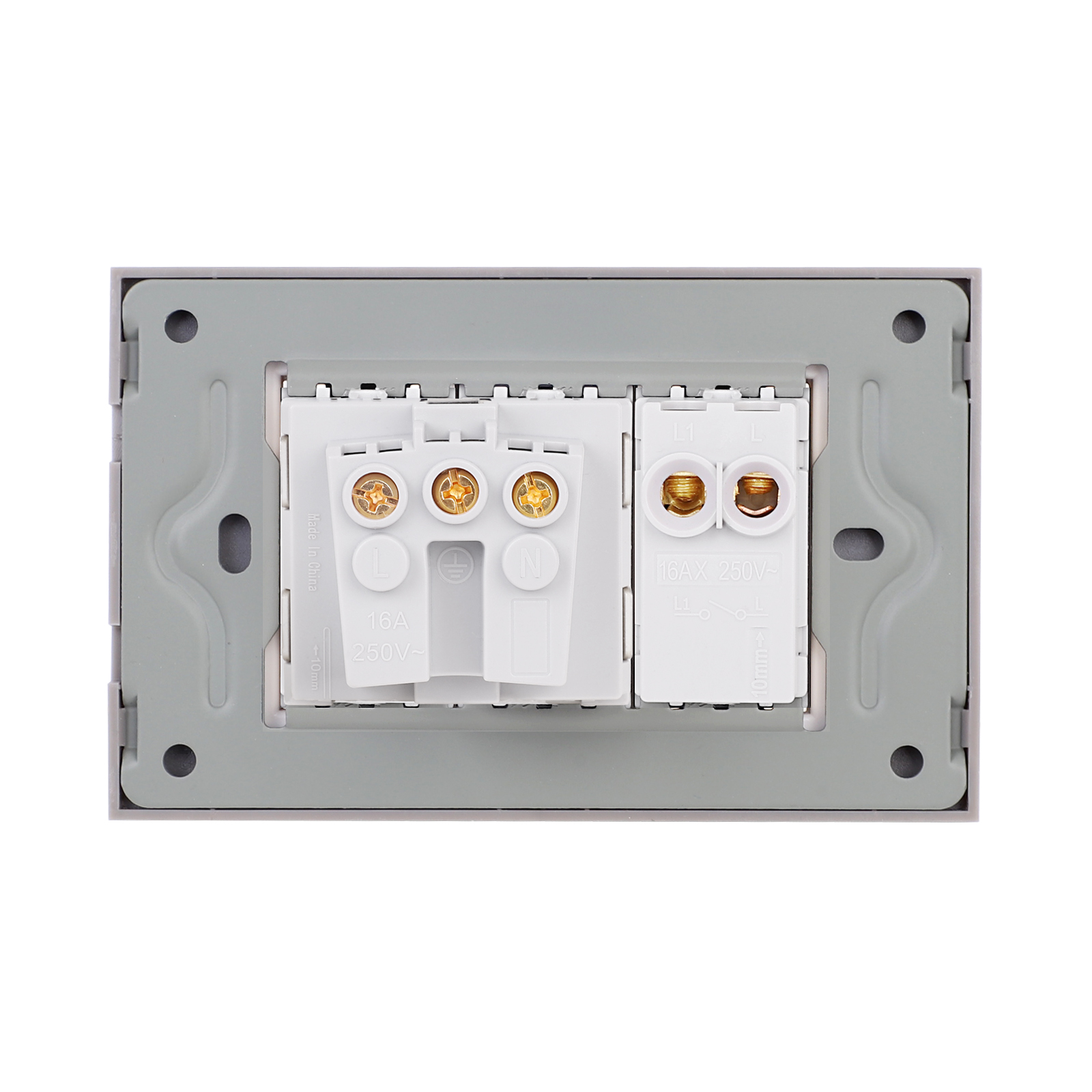 Intrerupator + Priza Sticla LUXION, IP44 - imagine 16