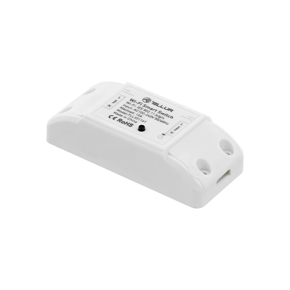 Releu Wi-Fi Tellur Smart, Control Aplicatie, 2200W