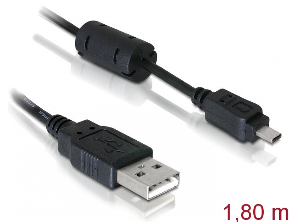 Cablu USB Nikon 8 pini UC-E6, 1.83m, Delock