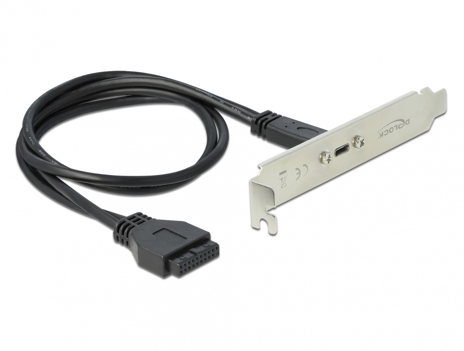 Bracket USB-C 5Gbps Delock 89937