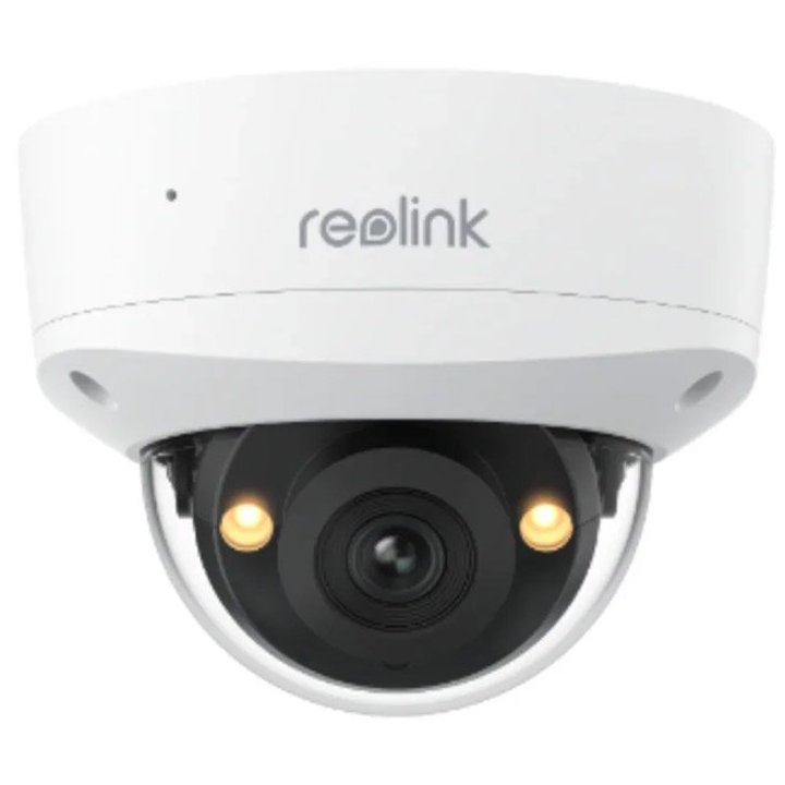 Camera IP Dome Reolink P337 4K, iluminare duală, PoE