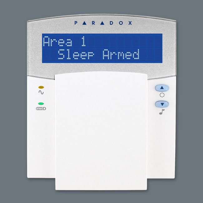 Tastatura LCD Paradox K32, 32 Zone, Display Iluminat