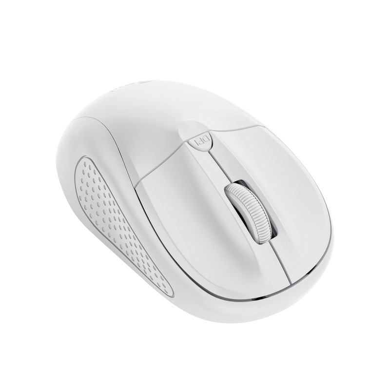 Mouse Wireless Trust 1600 DPI - Ergonomic și Precis, Alb - imagine 3