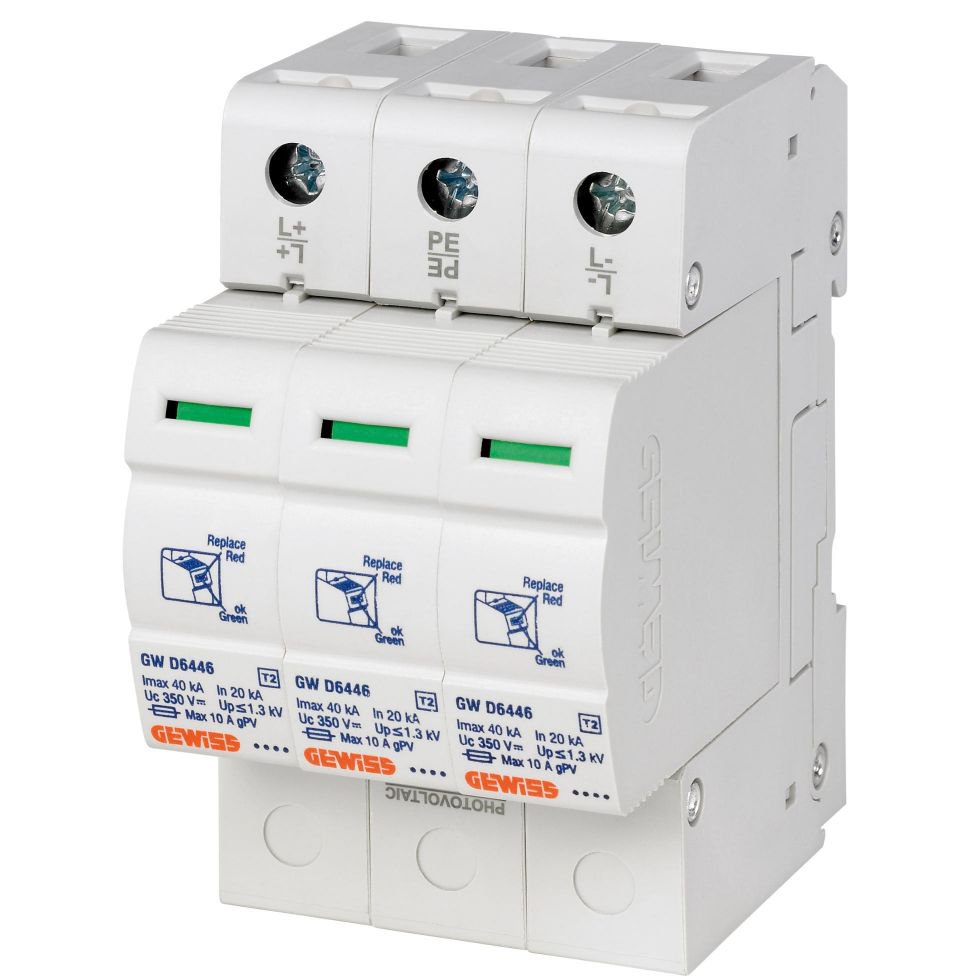 Descarcator Fotovoltaic Gewiss 40kA, 1000V DC