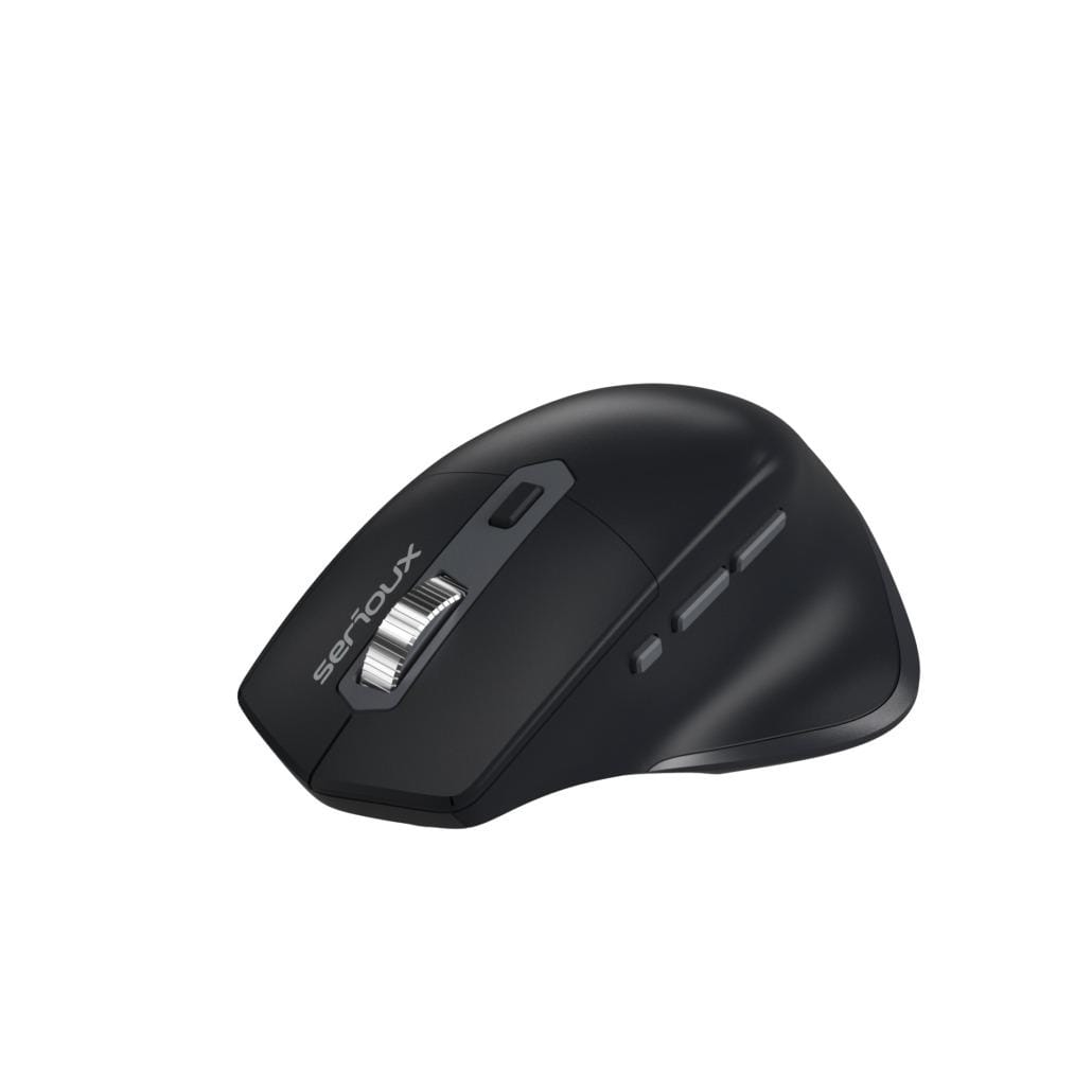 Mouse Wireless Serioux Apex 166 Reincarcabil USB-C Negru - imagine 6