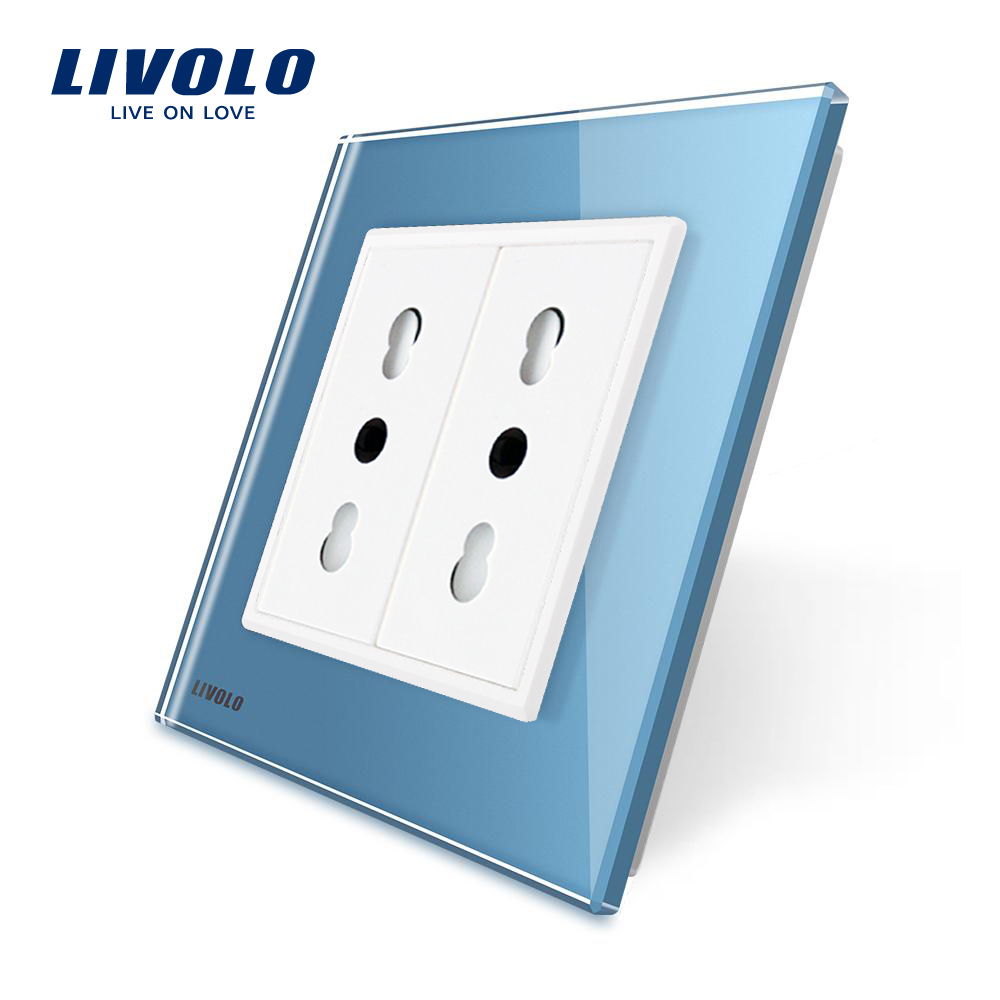 Priză Dublă Livolo Sticlă, Ignifugă - imagine 13