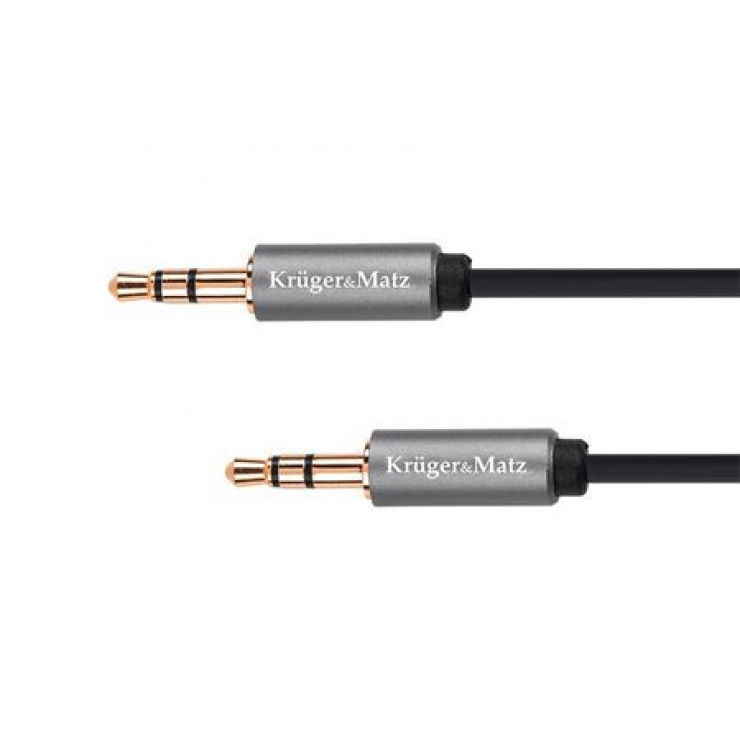 Cablu Audio Jack 3.5mm Stereo 3m Negru
