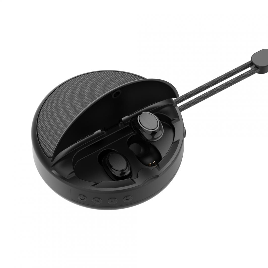 Casti Wireless Akai BTE-J500BT Bluetooth 5.4, 48h Baterie, Negru - imagine 5