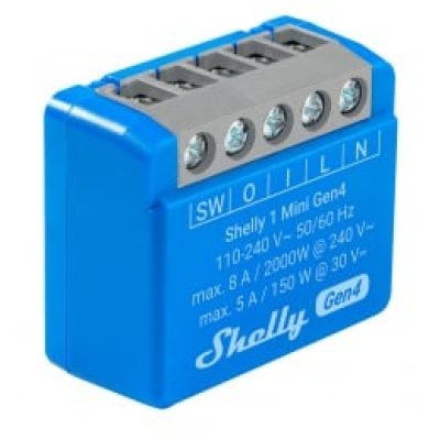Releu Inteligent Shelly 1 Mini Gen4 Smart Home