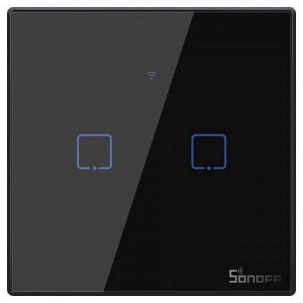 Întrerupător Smart Sonoff T3 EU TX Touch WiFi 2 Canale