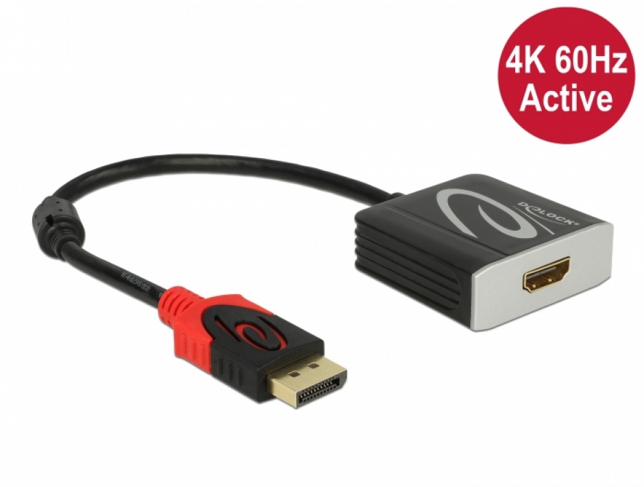 Adaptor DisplayPort la HDMI 4K HDR, Delock