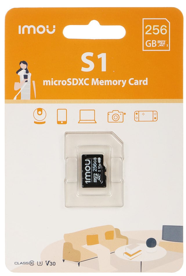 Card microSD Imou 256GB U3 V30 Supraveghere